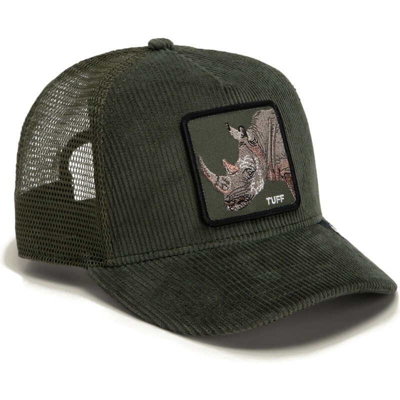 casquette-trucker-verte-rhinoceros-corduroy-tuff-ridgeline-the-farm-goorin-bros casquette-trucker-verte-rhinoceros-corduroy-tuff-ridgeline-the-farm-goorin-bros