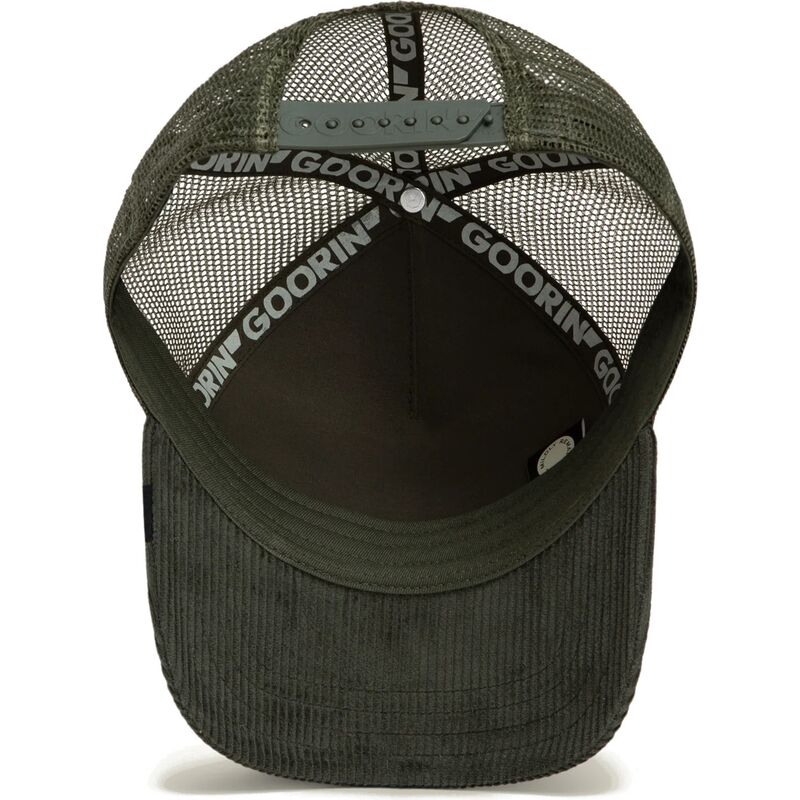 casquette-trucker-verte-rhinoceros-corduroy-tuff-ridgeline-the-farm-goorin-bros casquette-trucker-verte-rhinoceros-corduroy-tuff-ridgeline-the-farm-goorin-bros