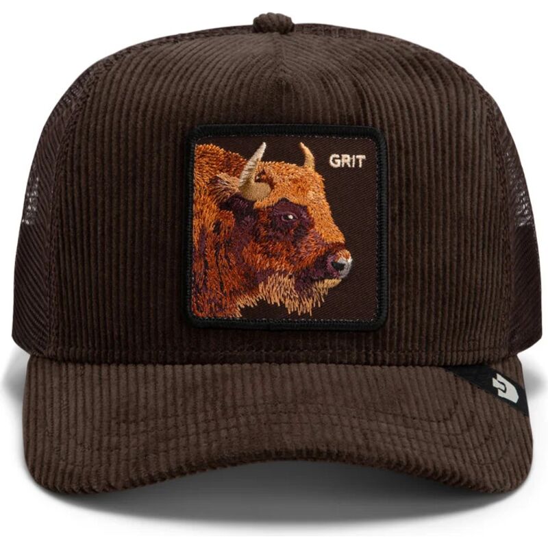 casquette-trucker-marron-buffle-corduroy-grit-ridgeline-the-farm-goorin-bros casquette-trucker-marron-buffle-corduroy-grit-ridgeline-the-farm-goorin-bros