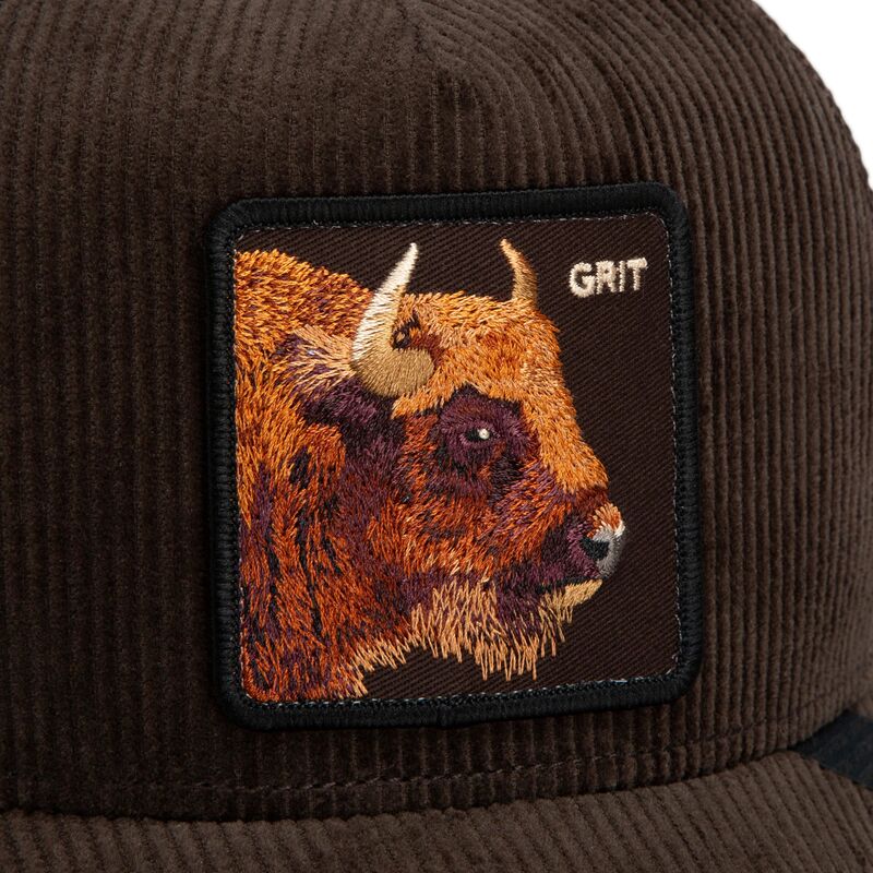 casquette-trucker-marron-buffle-corduroy-grit-ridgeline-the-farm-goorin-bros casquette-trucker-marron-buffle-corduroy-grit-ridgeline-the-farm-goorin-bros