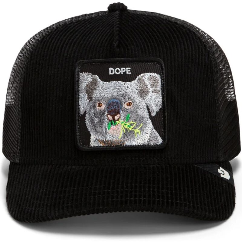 casquette-trucker-noire-koala-corduroy-dope-ridgeline-the-farm-goorin-bros