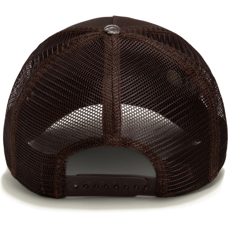 casquette-trucker-marron-et-camouflage-chien-engraved-dog-camo-glitch-the-farm-goorin-bros casquette-trucker-marron-et-camouflage-chien-engraved-dog-camo-glitch-the-farm-goorin-bros