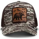 casquette-trucker-camouflage-et-marron-ours-engraved-bear-camo-glitch-the-farm-goorin-bros