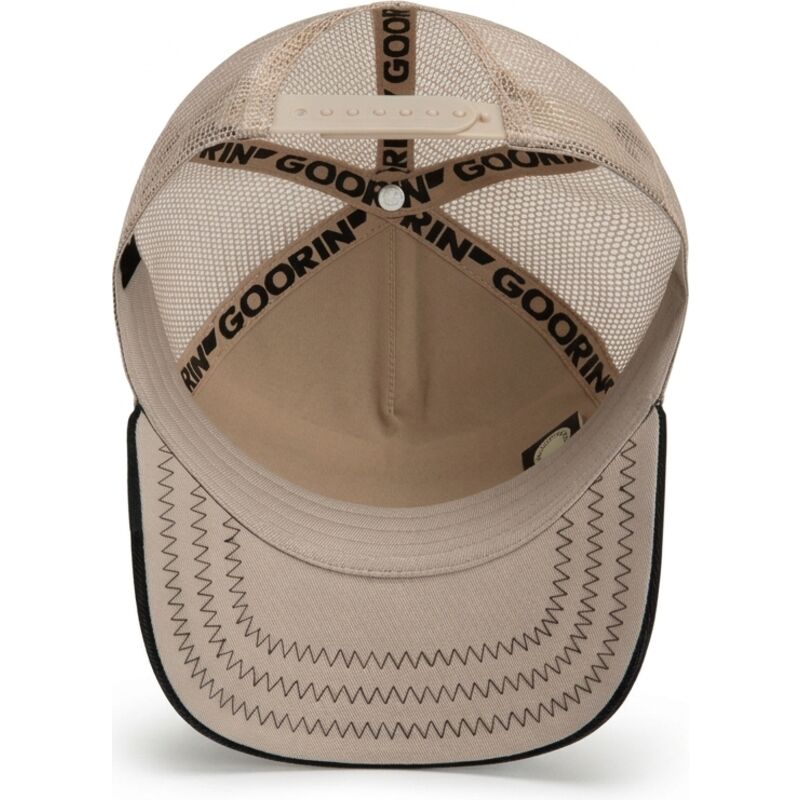 casquette-trucker-noire-et-beige-scorpion-wanted-rocker-denim-after-dark-the-farm-goorin-bros casquette-trucker-noire-et-beige-scorpion-wanted-rocker-denim-after-dark-the-farm-goorin-bros