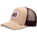 casquette-trucker-khaki-et-marron-hft-lazy-days-djinns
