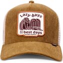 casquette-trucker-marron-et-khaki-hft-lazy-days-djinns