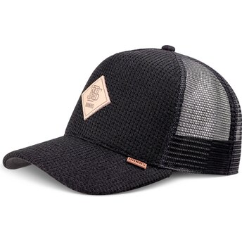 Casquette trucker noire HFT Knitted Fab Djinns