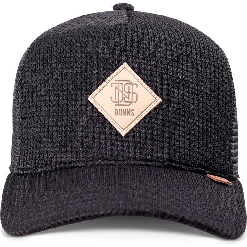 casquette-trucker-noire-hft-knitted-fab-djinns casquette-trucker-noire-hft-knitted-fab-djinns