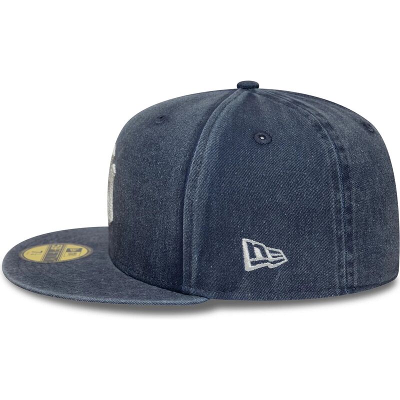 casquette-plate-bleue-marine-ajustee-59fifty-washed-new-york-yankees-mlb-new-era
