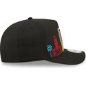 casquette-courbee-noire-snapback-9fifty-a-frame-precurved-skyline-los-angeles-dodgers-mlb-new-era