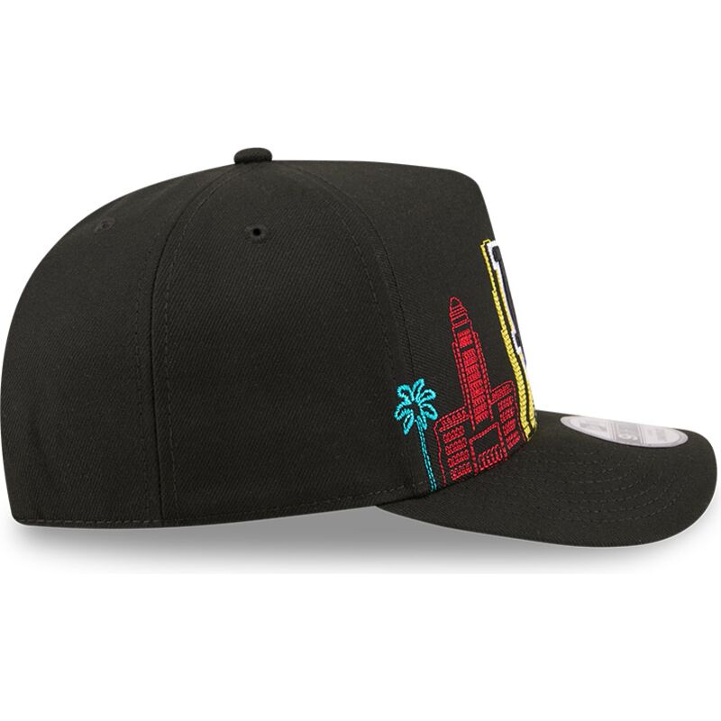 casquette-courbee-noire-snapback-9fifty-a-frame-precurved-skyline-los-angeles-dodgers-mlb-new-era