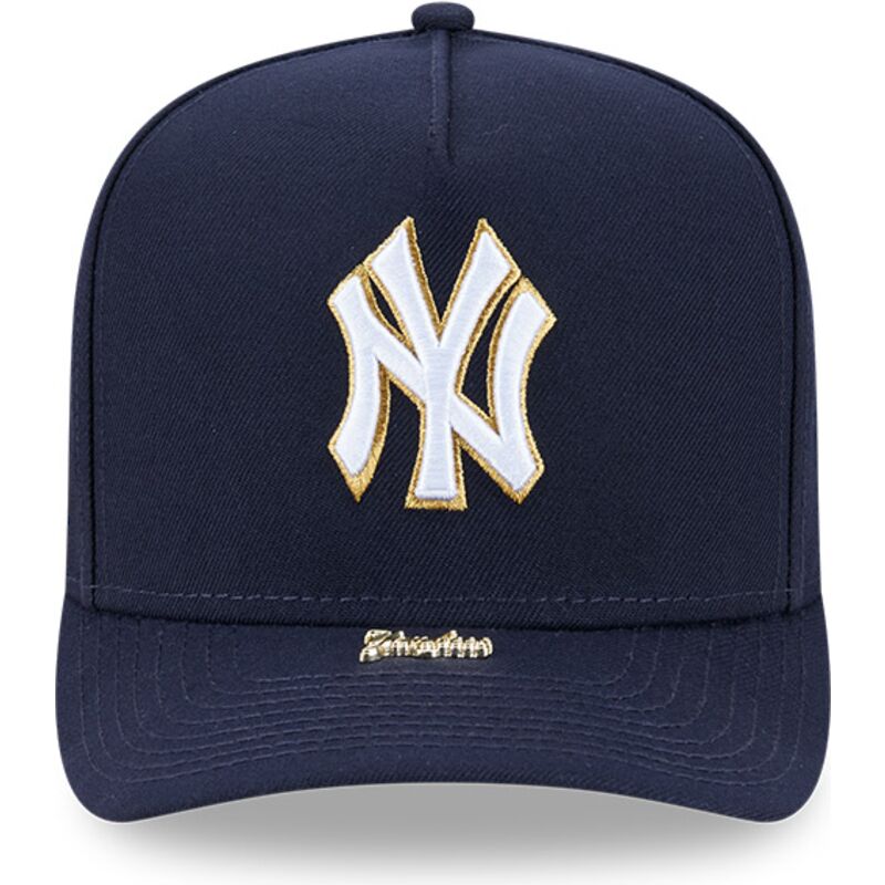 casquette-courbee-bleue-marine-snapback-9fifty-a-frame-precurved-visor-pin-new-york-yankees-mlb-new-era