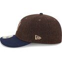 casquette-courbee-marron-et-bleue-ajustee-59fifty-precurved-new-york-yankees-mlb-new-era