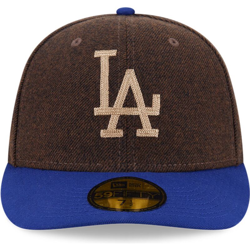 casquette-courbee-marron-et-bleue-ajustee-59fifty-precurved-los-angeles-dodgers-mlb-new-era casquette-courbee-marron-et-bleue-ajustee-59fifty-precurved-los-angeles-dodgers-mlb-new-era