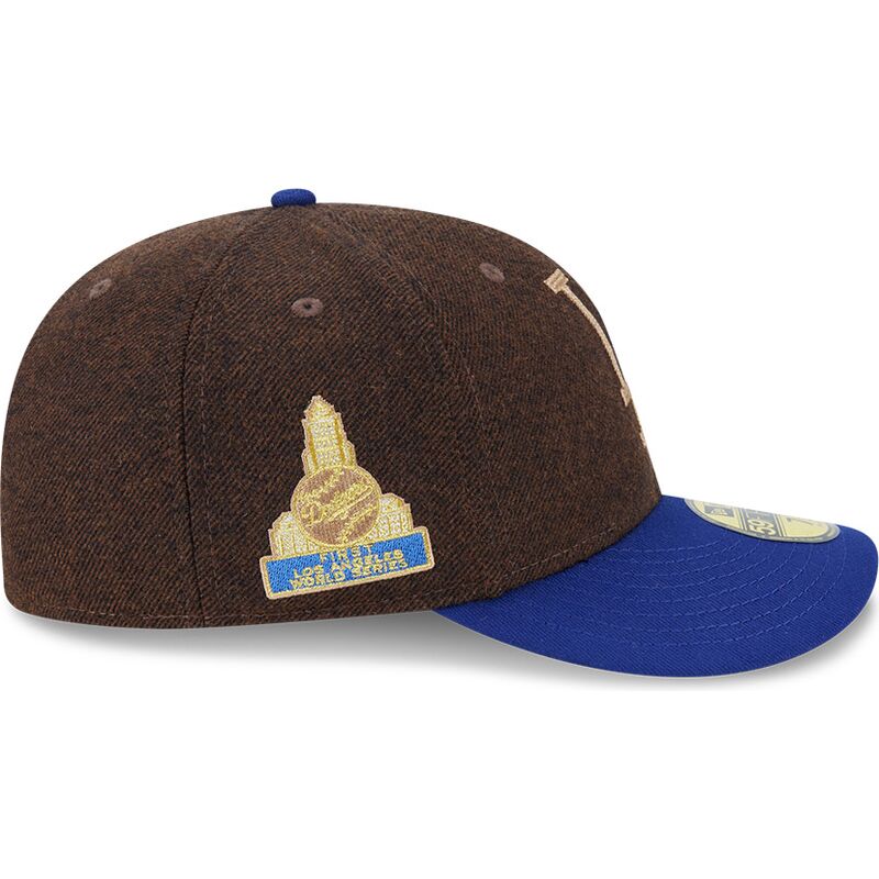 casquette-courbee-marron-et-bleue-ajustee-59fifty-precurved-los-angeles-dodgers-mlb-new-era casquette-courbee-marron-et-bleue-ajustee-59fifty-precurved-los-angeles-dodgers-mlb-new-era