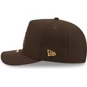 casquette-courbee-marron-snapback-9fifty-a-frame-precurved-visor-pin-chicago-white-sox-mlb-new-era