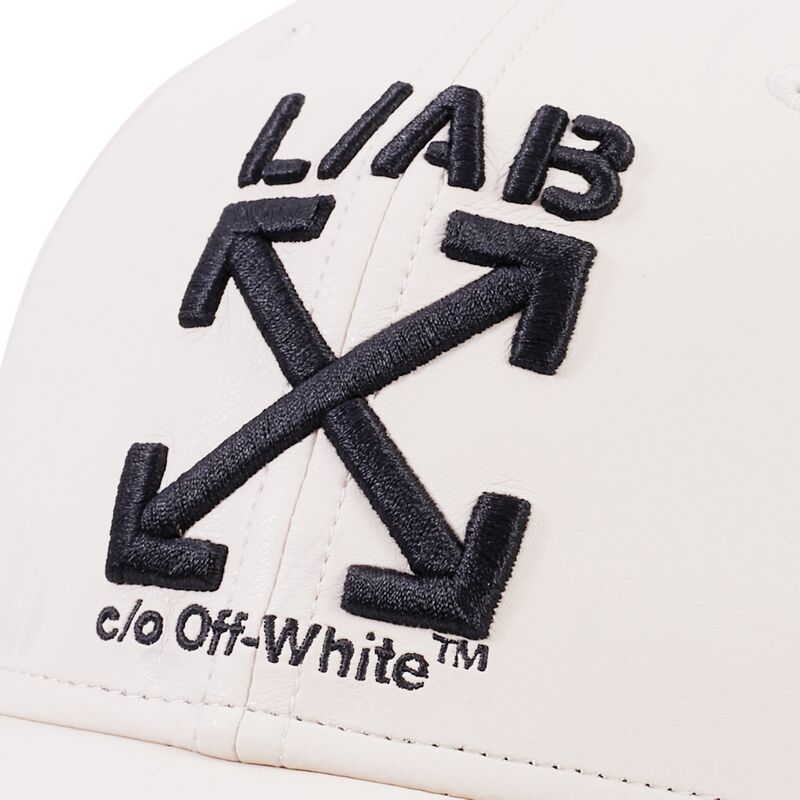 casquette-courbee-beige-ajustable-clamp-arrows-pu-leather-l-ab-c-o-off-white casquette-courbee-beige-ajustable-clamp-arrows-pu-leather-l-ab-c-o-off-white