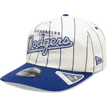 Casquette courbée bleue et blanche snapback 19TWENTY Pinstripe Los Angeles Dodgers MLB New Era
