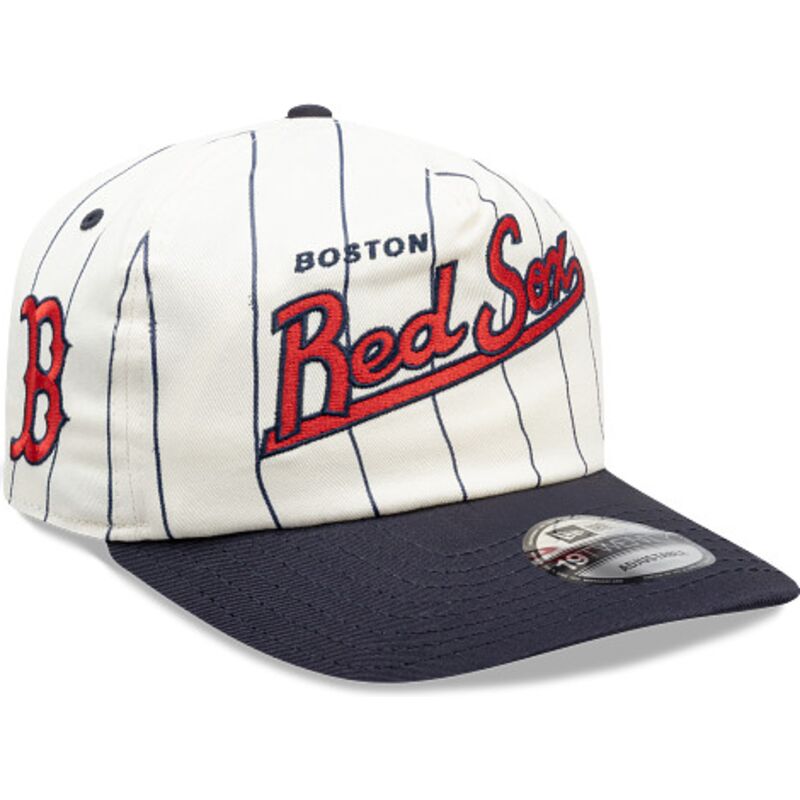 casquette-courbee-bleue-marine-et-blanche-snapback-19twenty-pinstripe-boston-red-sox-mlb-new-era