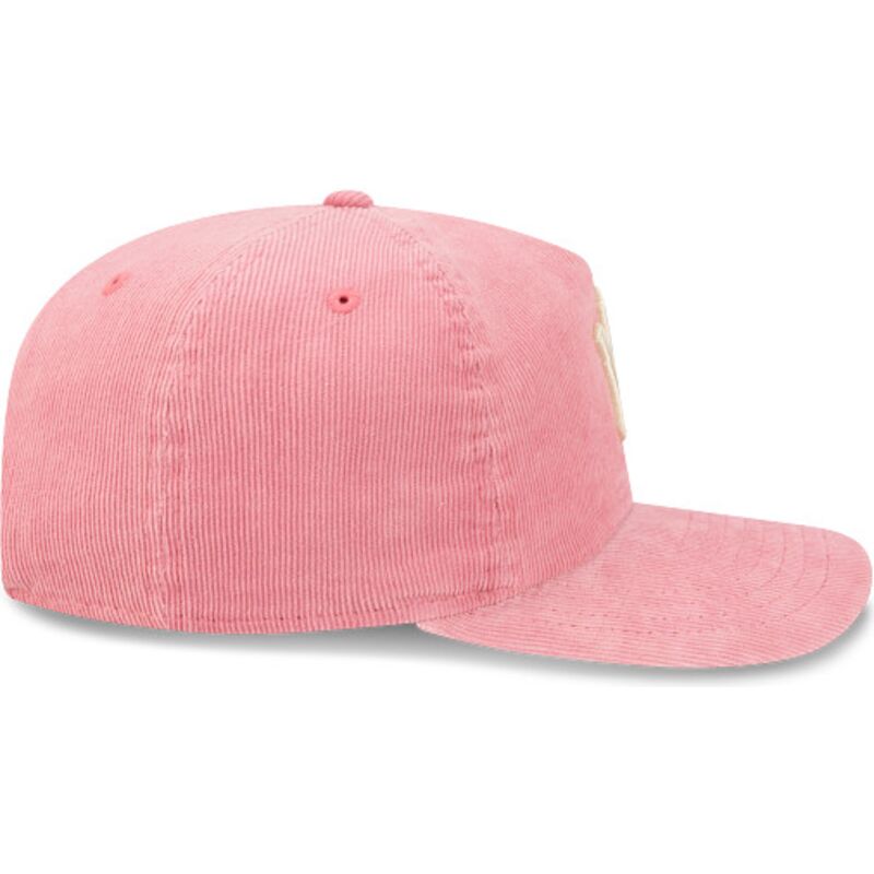 casquette-courbee-rose-ajustable-19twenty-precurved-corduroy-pastel-new-york-yankees-mlb-new-era