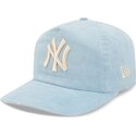 casquette-courbee-bleue-ajustable-19twenty-precurved-corduroy-pastel-new-york-yankees-mlb-new-era