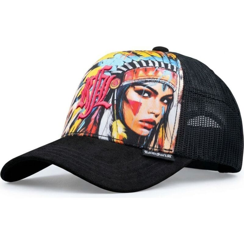 casquette-trucker-noire-n235-apache-rocknfreelife casquette-trucker-noire-n235-apache-rocknfreelife