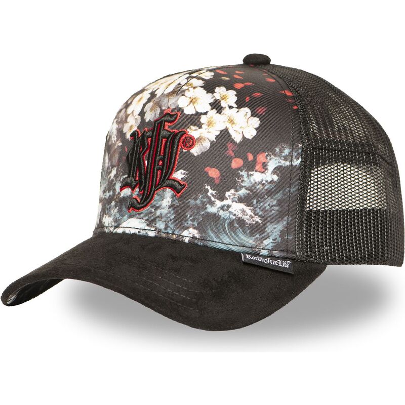 casquette-trucker-noire-n274-sakura-wave-rocknfreelife