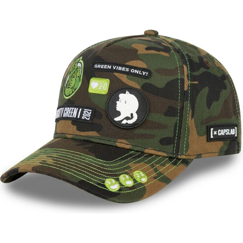 casquette-courbee-camouflage-snapback-shrek-shr2-kam-capslab casquette-courbee-camouflage-snapback-shrek-shr2-kam-capslab