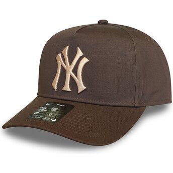 Casquette courbée marron snapback Rise Structured A-Frame26 New York Yankees MLB Nike