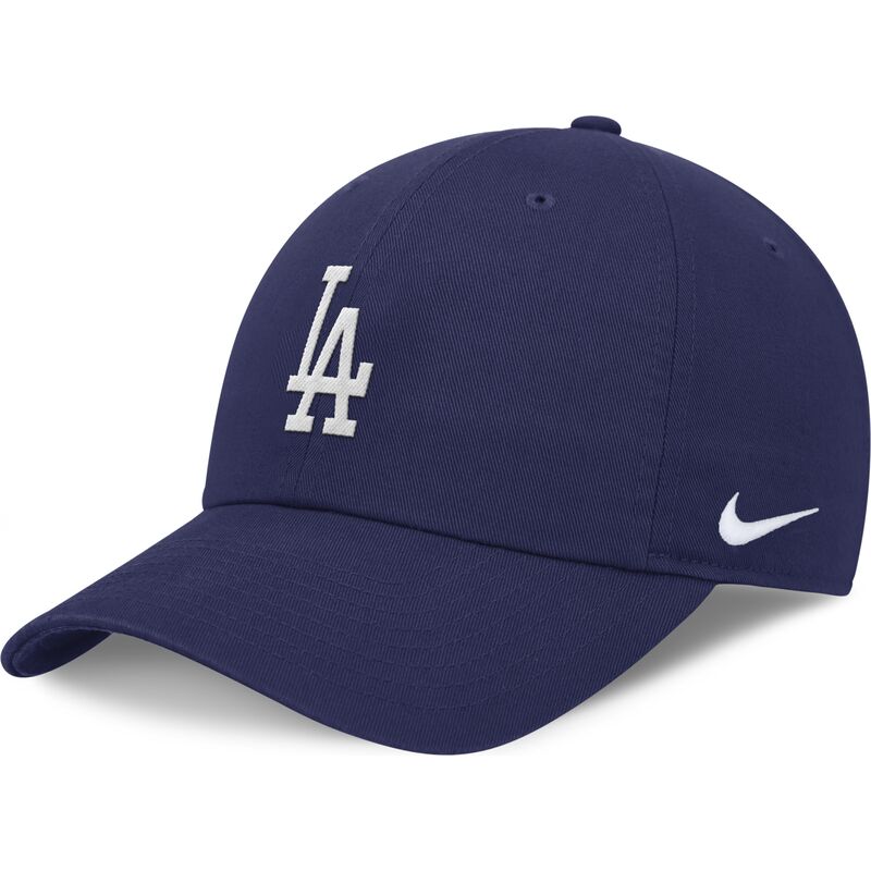 casquette-courbee-bleue-ajustable-club-unstructured-organic-cotton-los-angeles-dodgers-mlb-nike