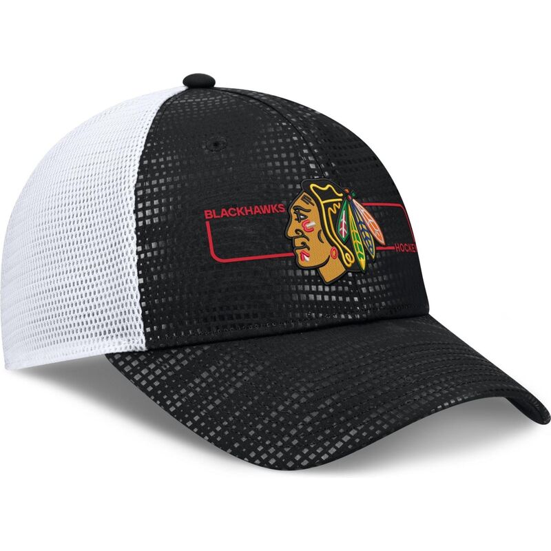 casquette-trucker-noire-et-blanche-structured-meshback-chicago-blackhawks-nhl-fanatics