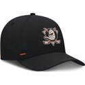casquette-courbee-noire-snapback-structured-a-frame-anaheim-ducks-nhl-fanatics