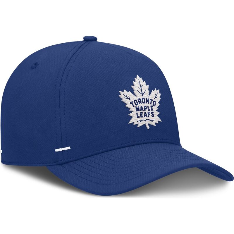 casquette-courbee-bleue-snapback-structured-a-frame-toronto-maple-leafs-nhl-fanatics
