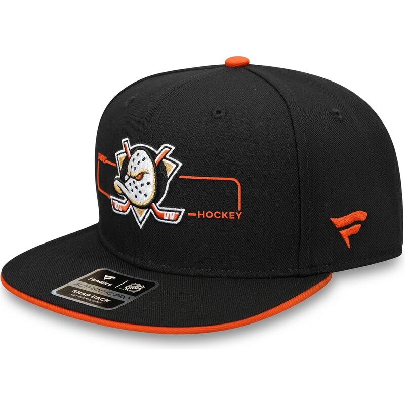 casquette-plate-noire-et-orange-snapback-structured-anaheim-ducks-nhl-fanatics