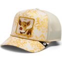 casquette-trucker-doree-et-blanche-cochon-ate-gilded-beast-the-farm-goorin-bros