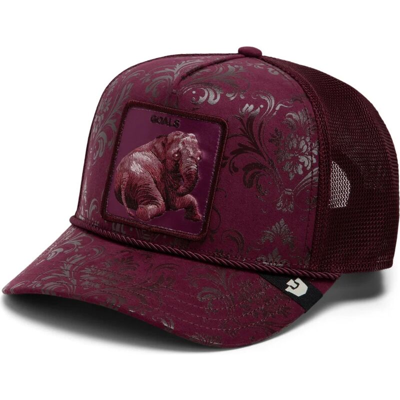casquette-trucker-grenat-elephant-goals-gilded-beast-the-farm-goorin-bros