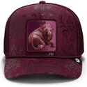 casquette-trucker-grenat-elephant-goals-gilded-beast-the-farm-goorin-bros