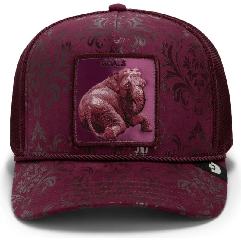 casquette-trucker-grenat-elephant-goals-gilded-beast-the-farm-goorin-bros
