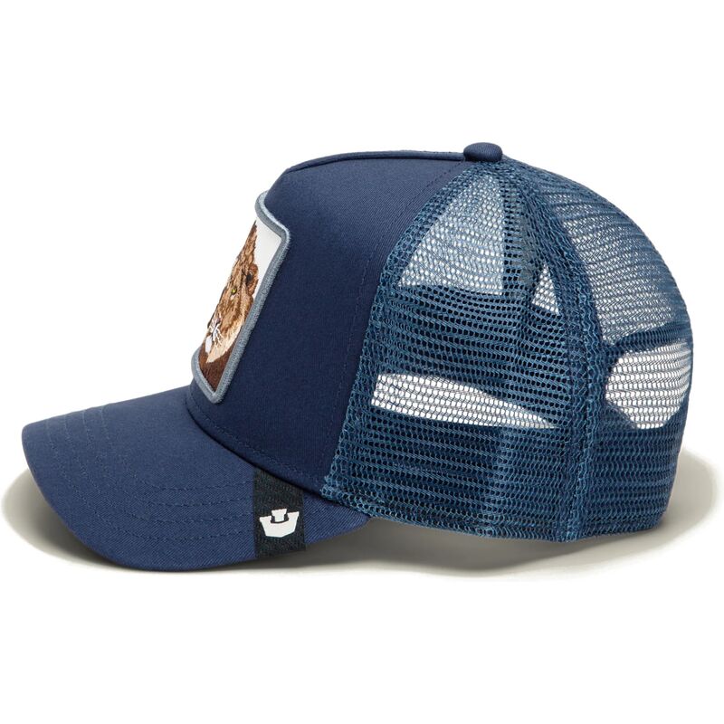casquette-trucker-bleue-lion-royal-stay-royal-sidekick-the-farm-goorin-bros casquette-trucker-bleue-lion-royal-stay-royal-sidekick-the-farm-goorin-bros