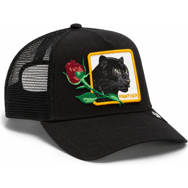 casquette-trucker-noire-panthere-celebrate-a-legend-sidekick-the-farm-goorin-bros casquette-trucker-noire-panthere-celebrate-a-legend-sidekick-the-farm-goorin-bros