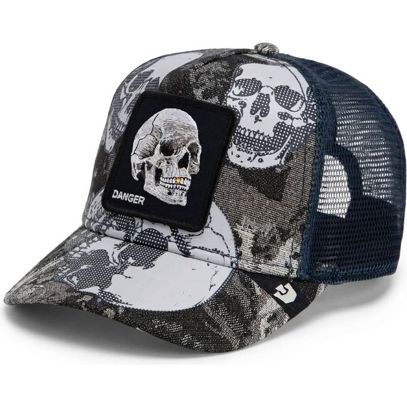 casquette-trucker-noire-et-bleue-crane-bone-head-danger-the-farm-goorin-bros