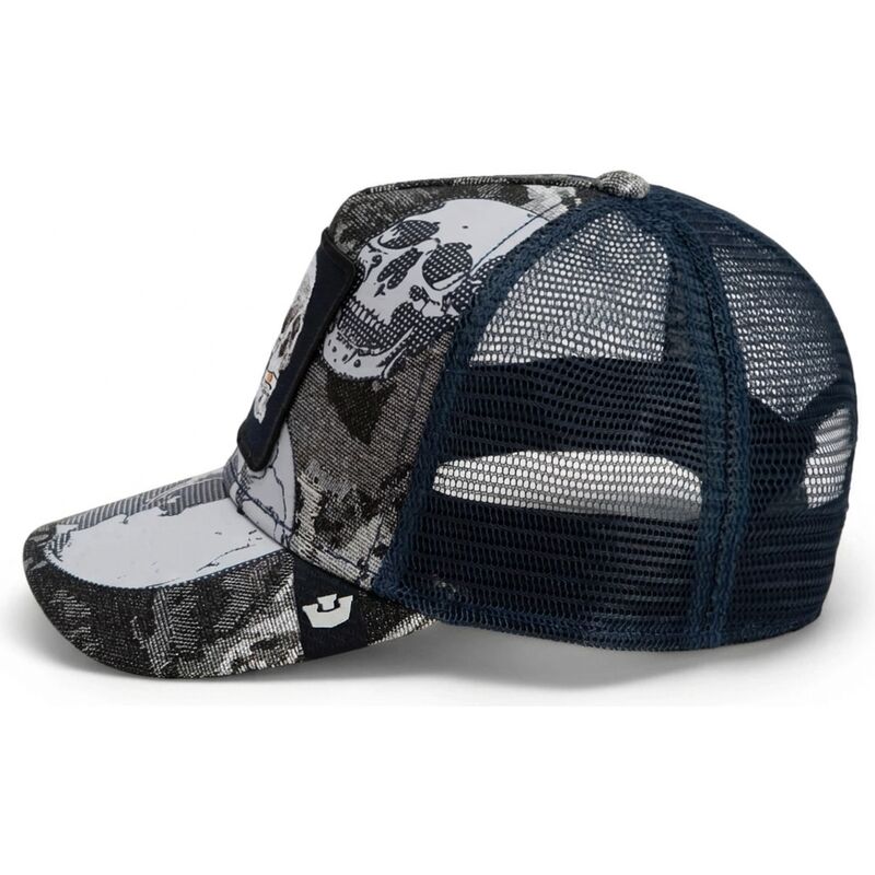 casquette-trucker-noire-et-bleue-crane-bone-head-danger-the-farm-goorin-bros