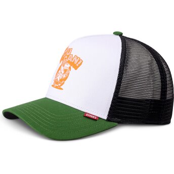 Casquette trucker verte et blanche HFT Toucan Djinns