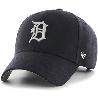 Casquette à visière courbée bleue marine unie MLB Detroit Tigers 47 Brand