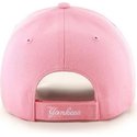 casquette-a-visiere-courbee-rose-unie-mlb-newyork-yankees-47-brand