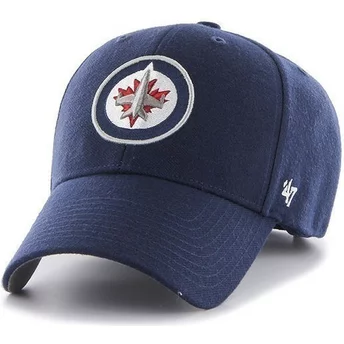Casquette à visière courbée bleue marine NHL Winnipeg Jets 47 Brand