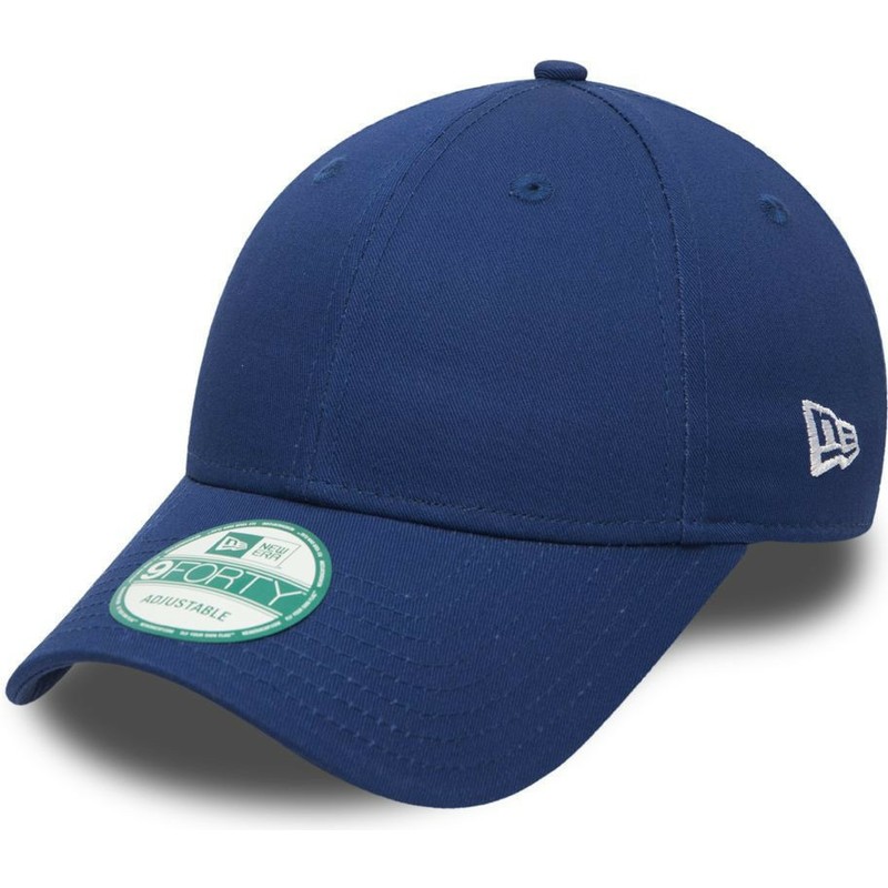 casquette-courbee-bleue-ajustable-9forty-basic-flag-new-era